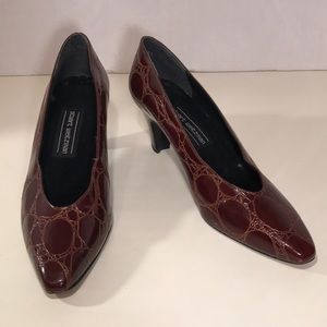 Vintage Stuart Weitzman Brown Leather Heels Size 7